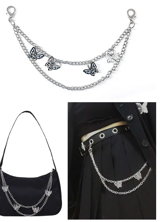 Chaîne papillon décorative pour sac