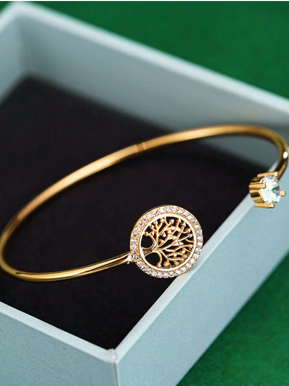 Bracelet arbre de vie avec strass