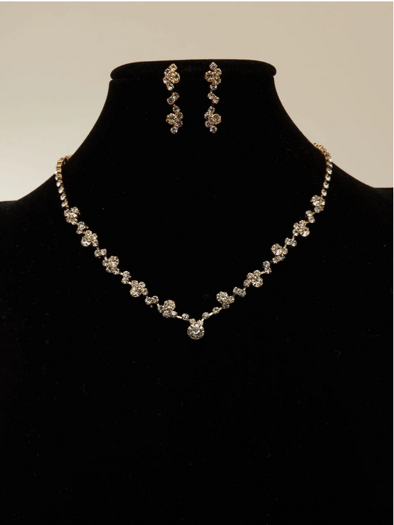 Ensemble de bijoux en strass