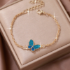 Bracelet Femme Bleu Papillon