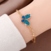 Bracelet Femme Bleu Papillon