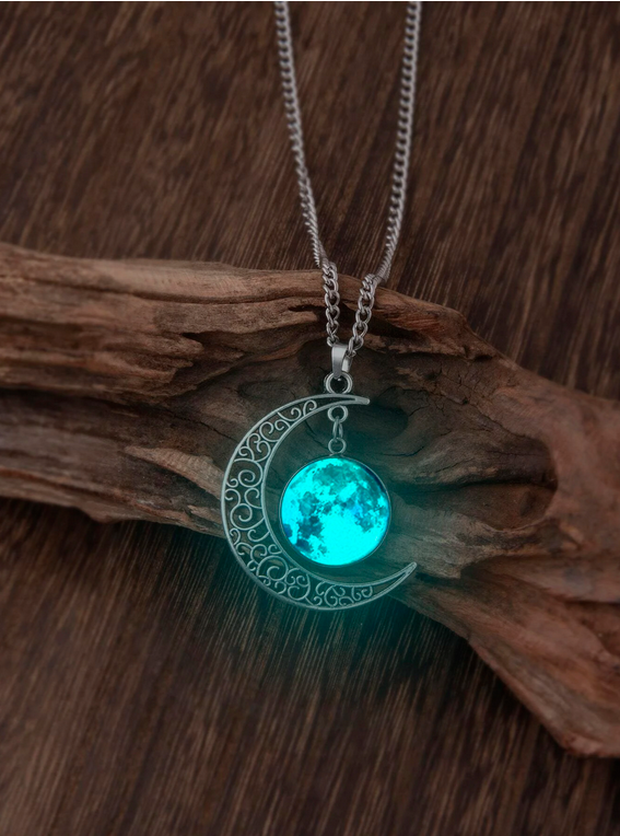Collier Pendentif Lune