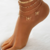 Bracelet de Cheville à Breloque Papillon