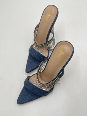 Sandales à talons aiguilles glamour