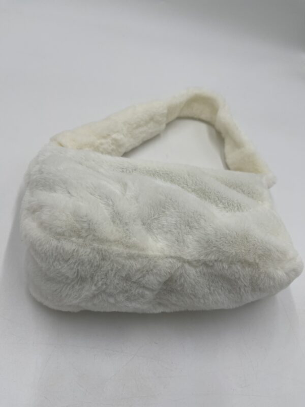 Sac Baguette Fluffy Blanc Hiver
