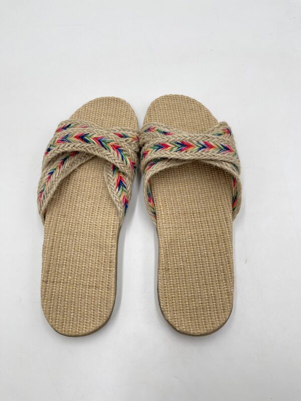 chaussons de chambre en lin