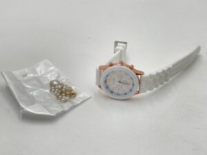 Montre Femme Classique en Silicone avec Bracelet Cœur