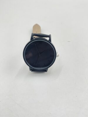 Montre Minimaliste à Quartz avec Bracelet Noir