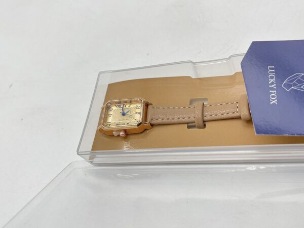 Montre à Quartz Minimaliste Rectangle