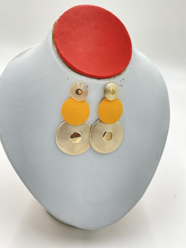 Boucles d'oreilles rondes exagérées Hong Kong