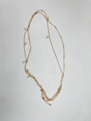 Chaîne de taille bohème avec perles