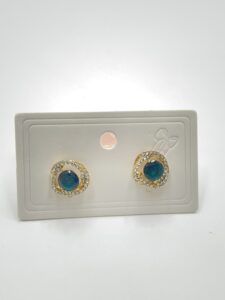 Boucles d'oreilles tige avec strass