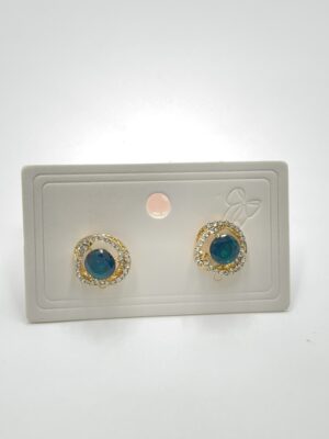 Boucles d'oreilles tige avec strass