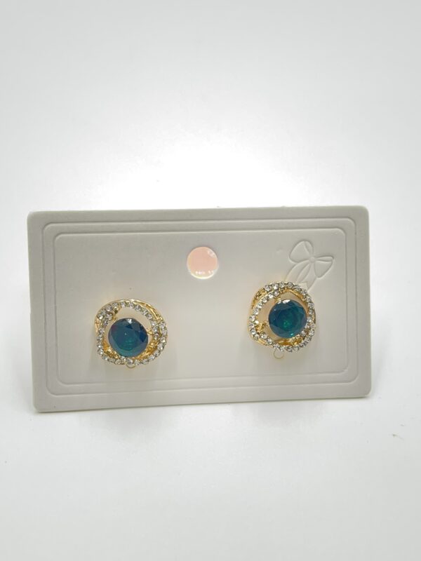 Boucles d'oreilles tige avec strass