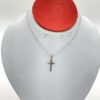 Collier croix minimaliste pour garçons