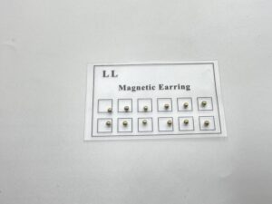 Ensemble d'anneaux de nez colorés