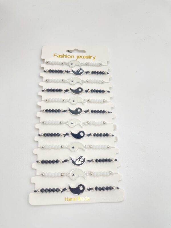 Ensemble de bracelets Yin & Yang