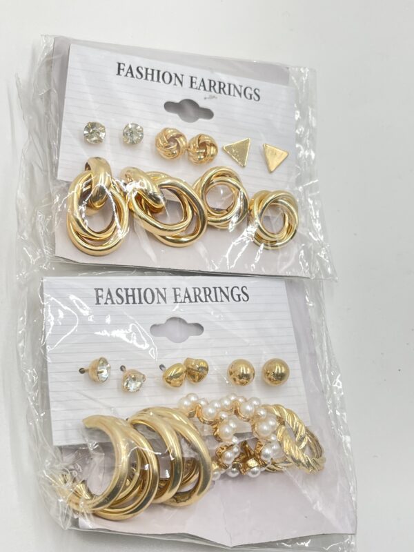 Boucles d'oreilles décoratives en fausses perles