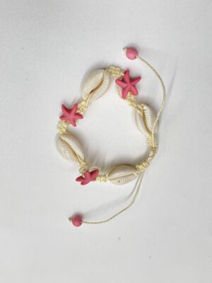 Bracelet étoile de mer et coquillages