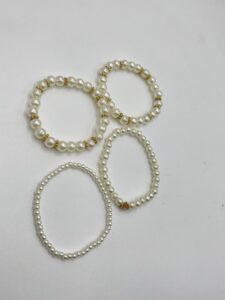 Bracelet perles cœur