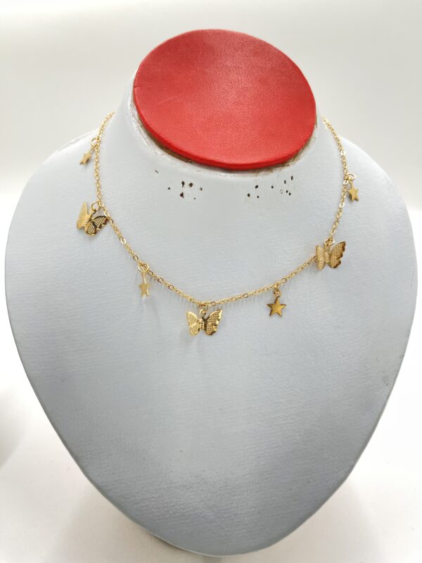 Collier papillon étoile