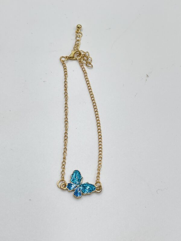 Bracelet Femme Bleu Papillon