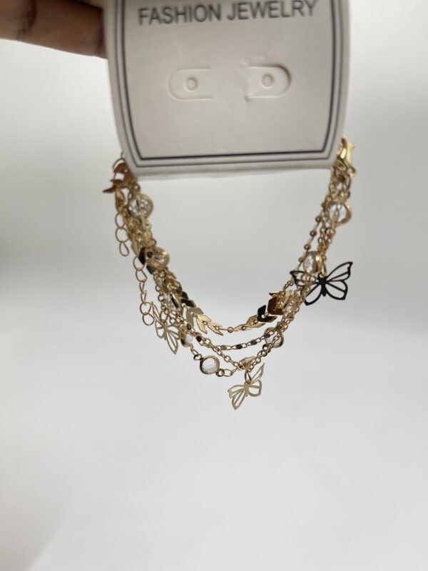 Bracelet de Cheville à Breloque Papillon