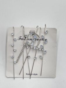 Boucle d'Oreille Décorative en Zircone Cubique