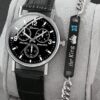 Montre à Quartz  avec Bracelet en Alliage et Ensemble de Bracelets