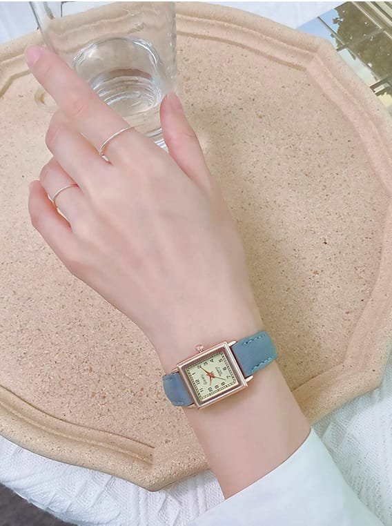 Montre à Quartz , Pointeur Rectangulaire