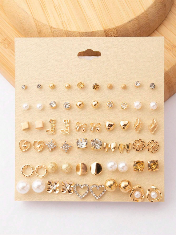 30 Paires de Boucles d'Oreilles