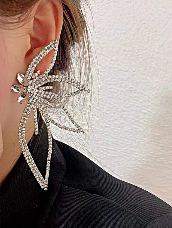 Capture d'écran 2025-01-02 140836 Boucles d'oreilles fleurs en strass