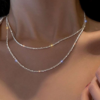 Collier délicat argent minimaliste