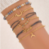 Ensemble de 7 bracelets étoile et lune en strass
