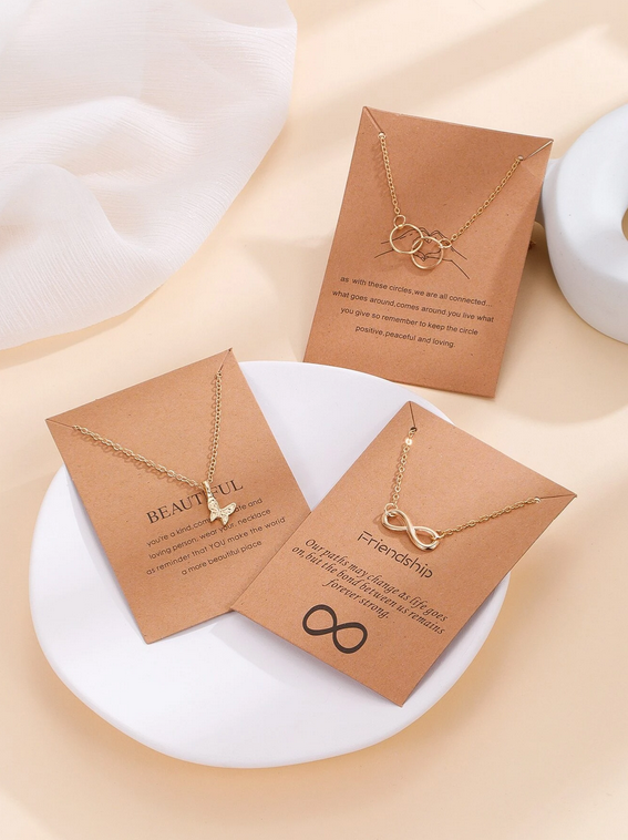 Ensemble de 3 colliers