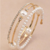 Bracelet perles et strass