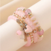 Ensemble de Bracelets Style Rose Girly
