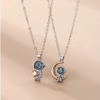 Ensemble de Colliers Couple Astronaute