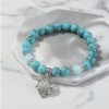 Bracelet Lotus Fluorescent – Bleu Turquoise Pour Homme