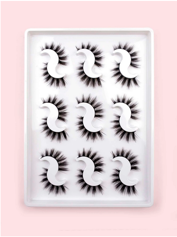 9 Paires de Faux Cils Complets
