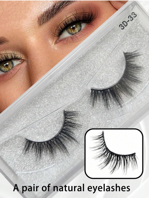 AILAISHI – 1 Paire de Faux Cils Style Mixte Naturel