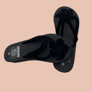 Sandales plates décoratives à fleurs