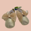 Ballerines métalliques bébé fille