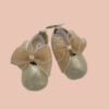 Ballerines métalliques bébé fille