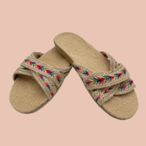 Chaussons de chambre en lin