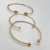 Ensemble de bracelets feuilles