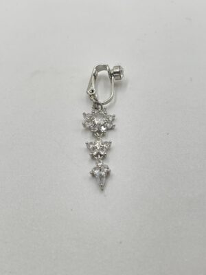 Piercing nombril fleur zircon