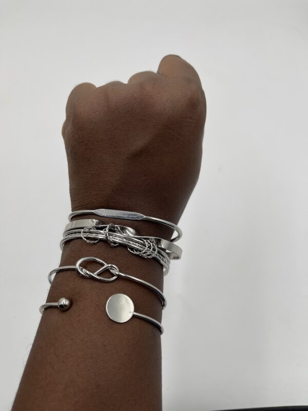 Ensemble de 5 bracelets géométriques minimalistes