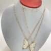 Ensemble de 2 colliers papillon