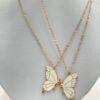 Ensemble de 2 colliers papillon